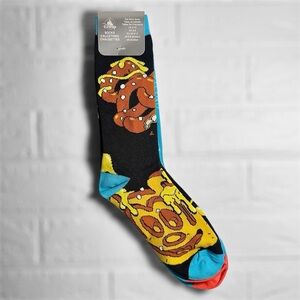 New Disney Graphic Socks Mickey Donut Pretzel Waffle Unisex Size US 4-10